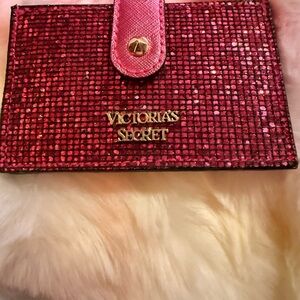 Victoria's Secret Glittery Pink Card Holder